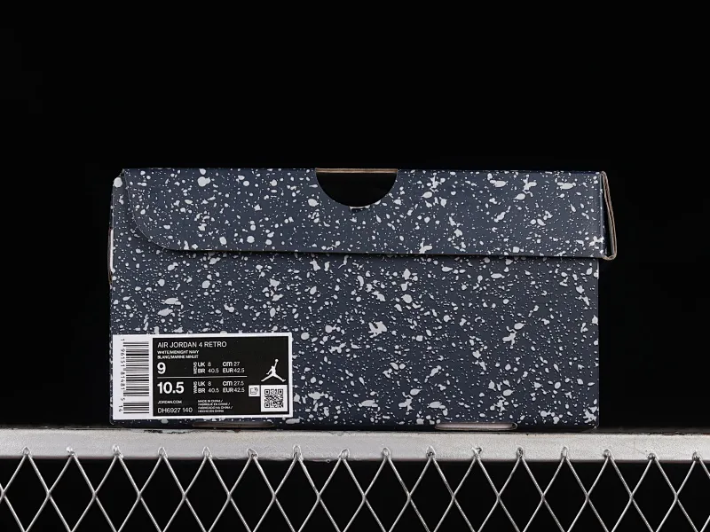All categories Air Jordan Jordan series basketball shoes Air Jordan 4 LJR version Air Jordan 4 Retro "Midnight Navy" AJ4 Joe 4 Midnight Blue Men's cultural basketball shoes DH6927-140